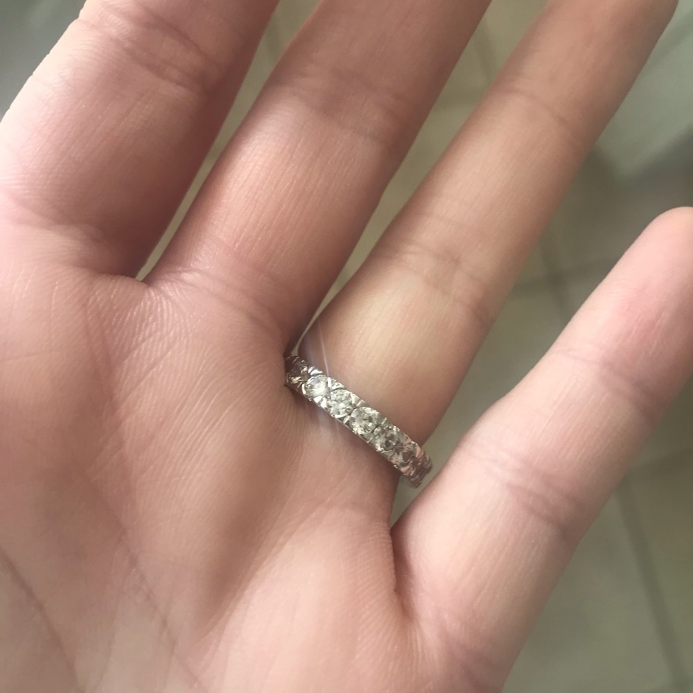 925 Sterling Silver Diamond Ring